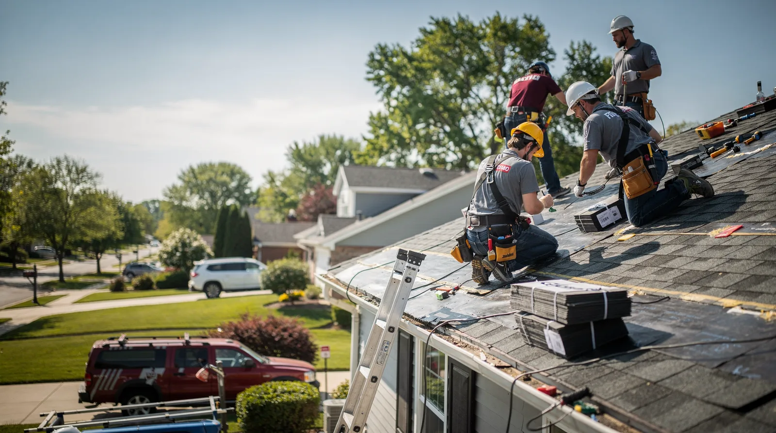 Roof Repair in Grant Park, IL around you
